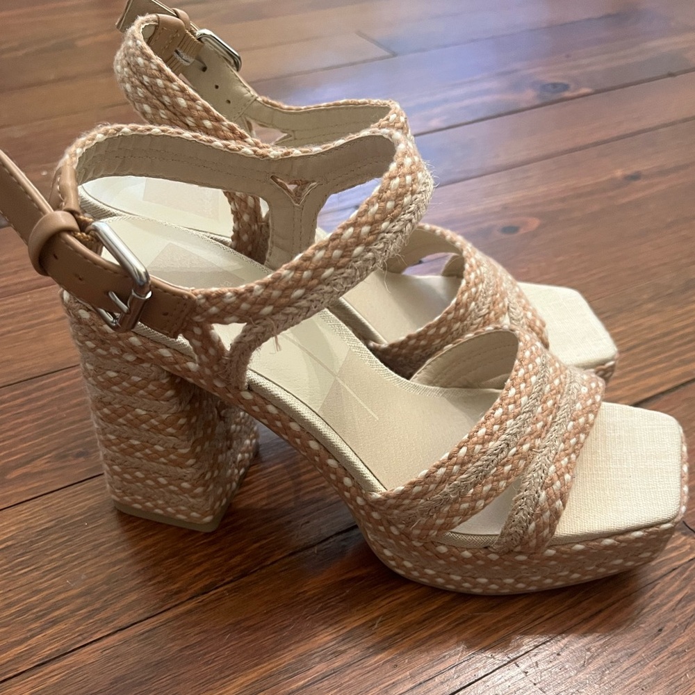 Dolce Vita Arnela Heeled Platform Sandals 7.5